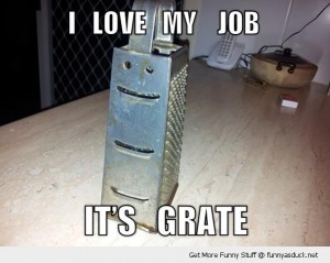 funny-happy-cheese-grater-love-this-job-pun-pics